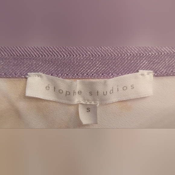 NWOT Etophe Studios lavender and warm gold tie dye silky elastic waist flowy - Picture 3 of 10